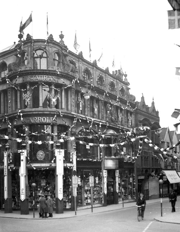 Coronation decorations Jarrolds of Norwich